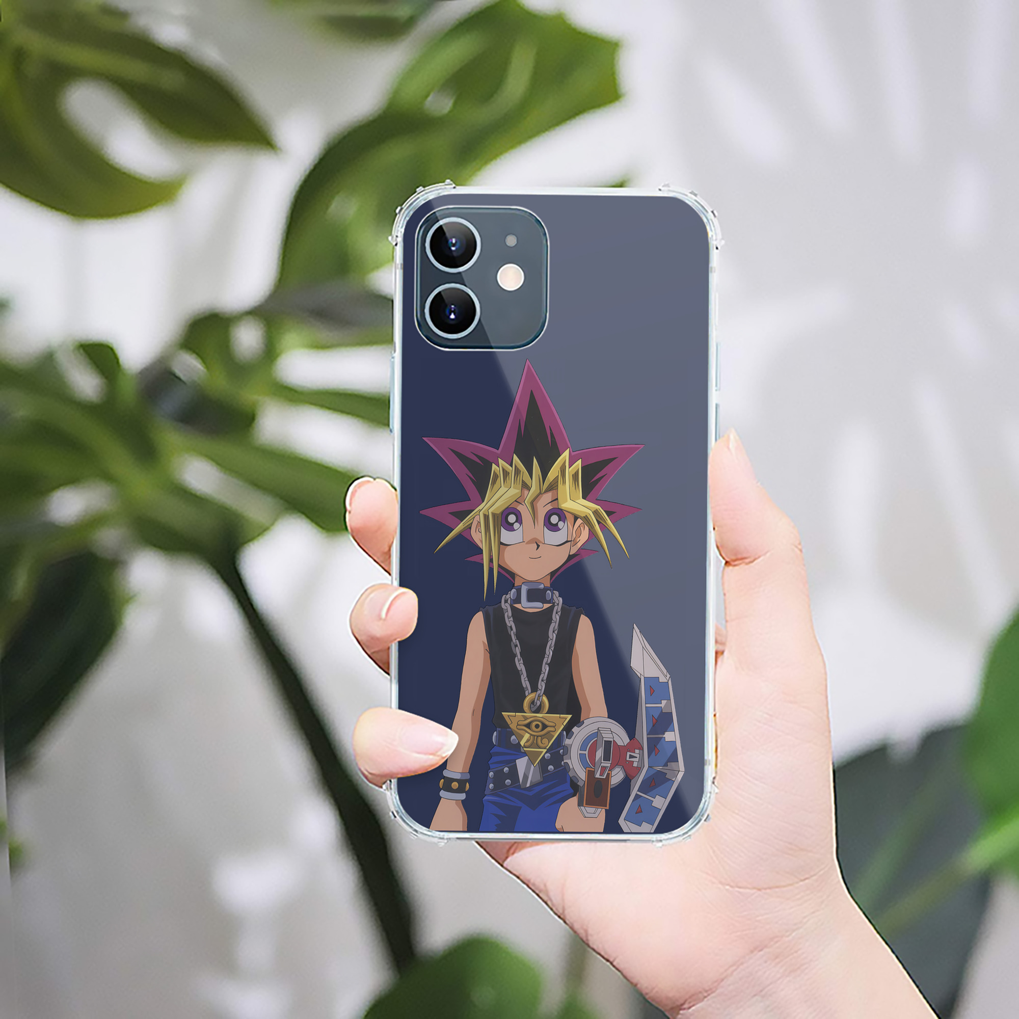 （画像用） 遊☆戯☆王 Yu-Gi-Oh! 【iPhone 12シリーズ対応】透明スマホケース（クリアソフトケース）